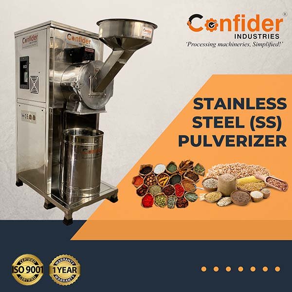Grain and spice ss pulverizer – heavy