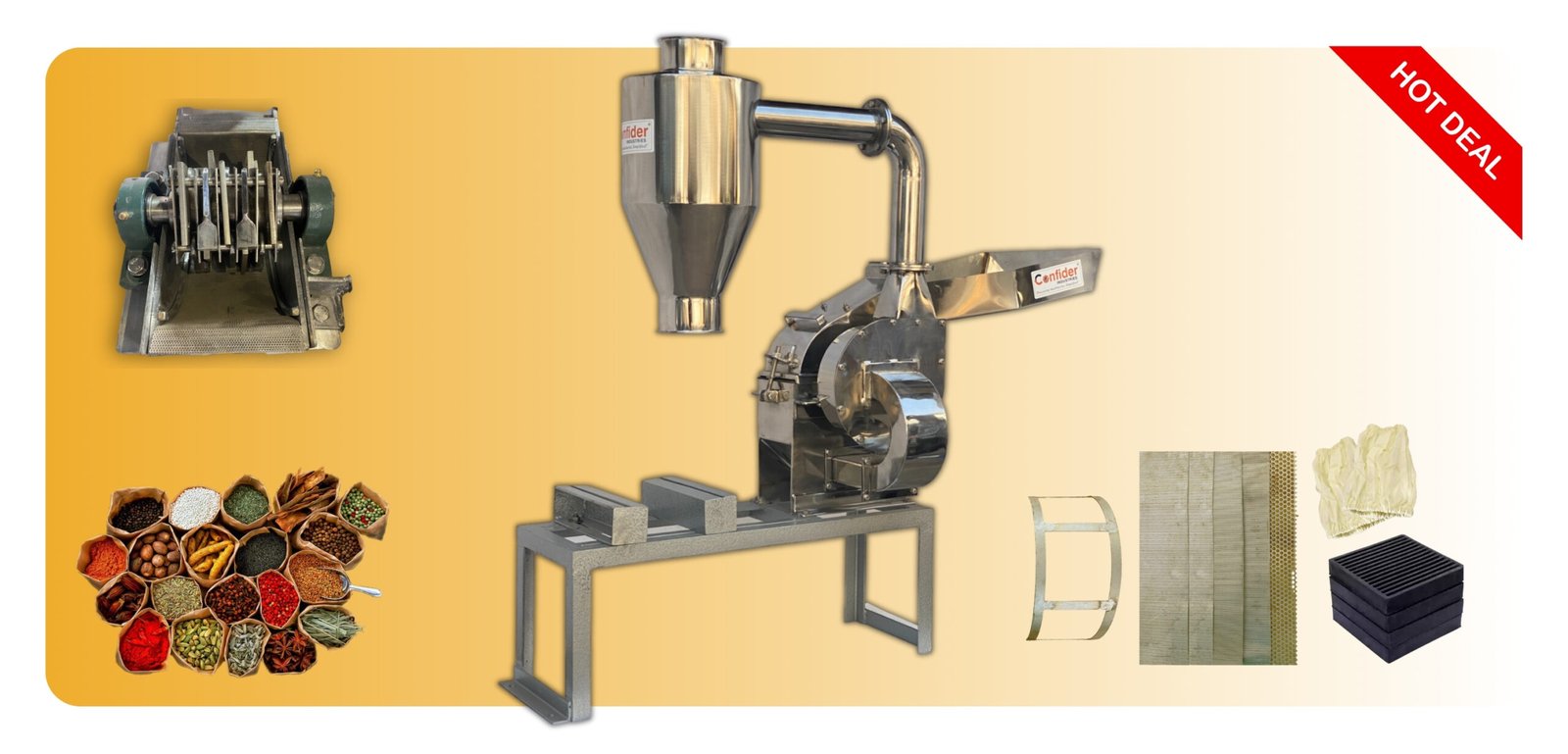 CHILLI GRINDING MACHINE